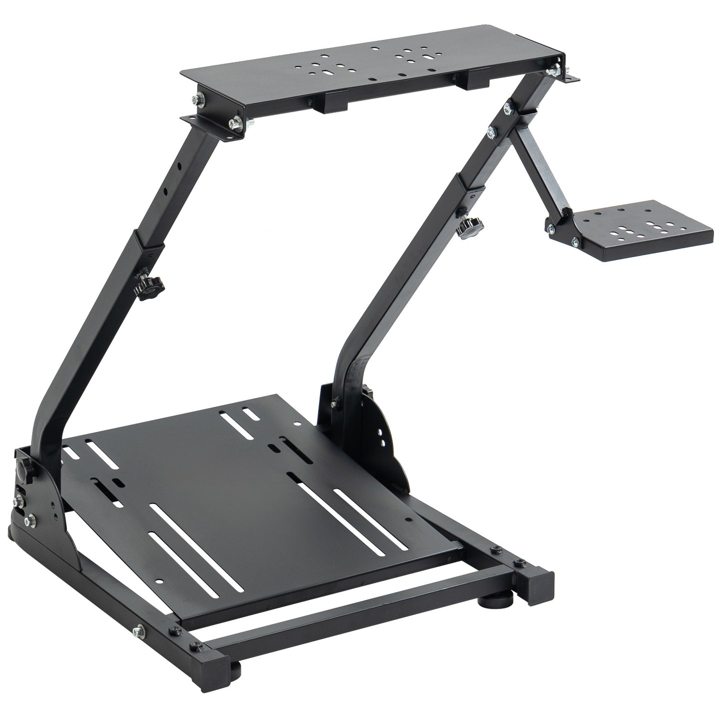 Mokapit Foldable Racing Wheel Stand Fit for Logitech Pro/G25/G29/G920/G923, Thrustmaster T80 T150 TX Fanatec Not Included Electronic Equipment: ShiftLever, Steering Wheel and Pedals