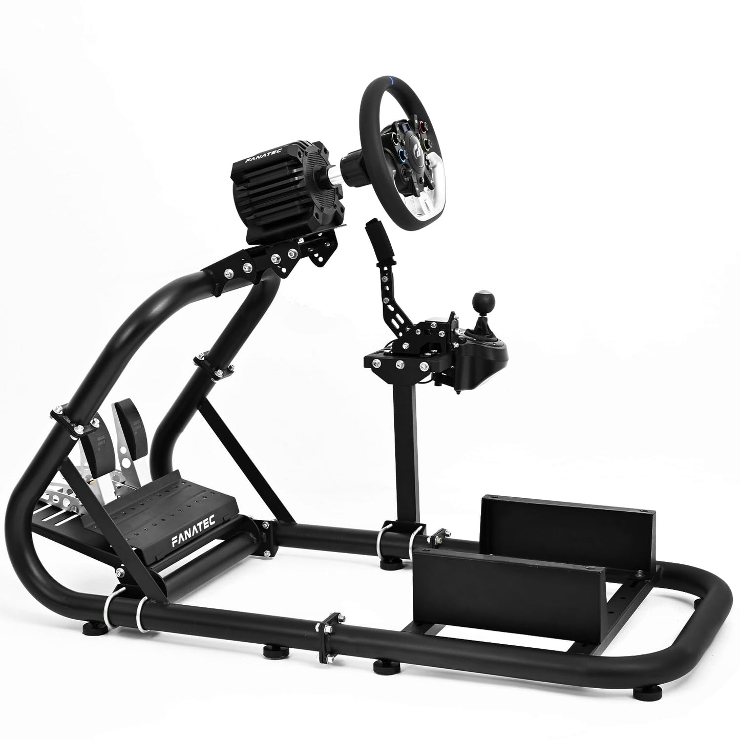 Mokapit Racing Simulation Cockpit Round Tube Game Stand Suitable for Logitech G27 G923 Thrustmaster T300RS More Stable |No pedals, Steering Wheel and Handbrake