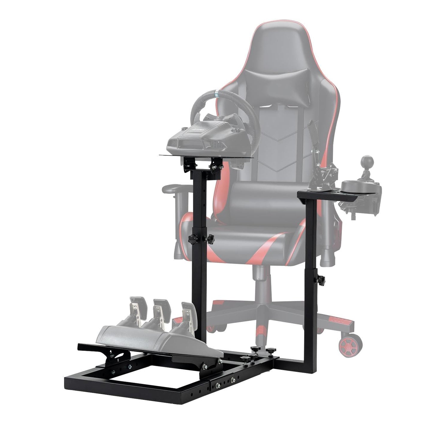 Mokapit Racing Wheel Stand Portable Compatible with Logitech/Thrustmaster/PXN G25,G23,G27,G29,G920,T80,T150 Steady Simulator Cockpit No Wheel, Pedal, Handbrake and Shifter